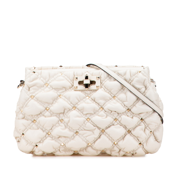 Pre-Loved Valentino Nappa SpikeMe Clutch - Picture 1 of 10